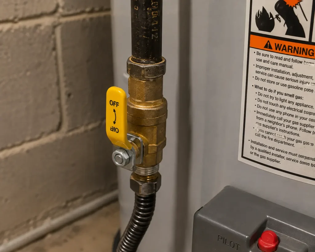 Gas shutoff valve