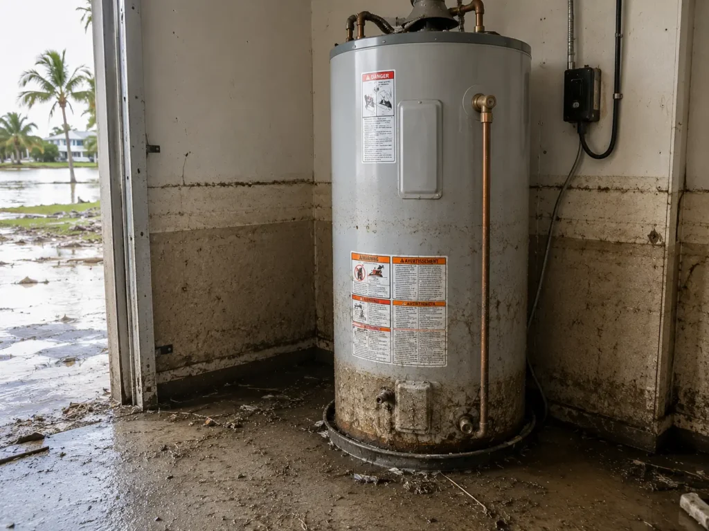 Storm surge damaged unit